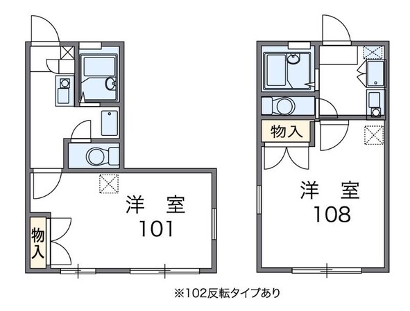 レオパレスＤｏｌｃｅの物件間取画像